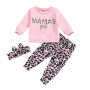 Infant Clothing 2017 Autumn Winter Baby Girls Clothes T-shirt+leopard Printpants 2pcs Outfit Suit Baby Girls Clothing Set
