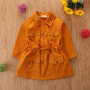 Latest Design Fashion Long Sleeves Toddler Girls Camouflage Printed Girls' Dust Kids Coat