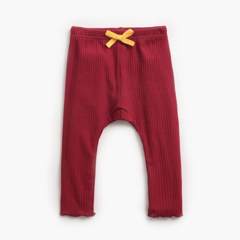 New Korean Version Girls' Leggings Baby Clothing  Printing Bow Kids Legging Winter