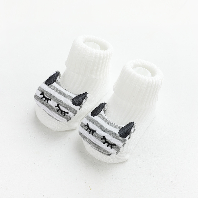Conyson Winter Cute Cartoon Accessories Baby Stocking Cotton Household Warm Knitted Baby Socks Toddler Loose Children Socks