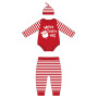 Conyson hot sale rts toddler baby Christmas fashion boy girls' infant kids clothes suit 100% cotton boutique romper clothing set