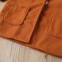 New Autumn Winter Baby Girl Coats Baby Woolen Coats Baby Long Sleeve Windproof Coats