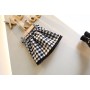 Hot Sale Girls 2 Piece Clothing Sets Plaid Jacket And Skirt Set Short Skirt And Cardigan Set