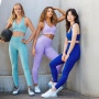 Conyson Wholesale Custom Clothing Ladies Gym Fitness Sports Workout Casual Clothes Suit Seamless Women Active Wear Yoga Set
