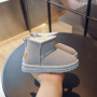 Conyson wholesale rts infant kids korean fashion designer toddler child solid velvet shoes winter Newborn baby girl Martin boots