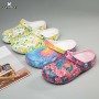 Conyson Design Unisex Summer Garden Shoes Cute Eva Children Flower And Fruit Clogs Factory Price Tie Dye Kids Sandals