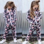 Factory Supply Wholesale cotton baby Tracksuit little Girl Clothes Set Long Sleeve Sweatshirt Children'S Suit kids clothing