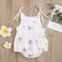 Conyson Wholesale High Quality New Autumn Smile Face Solid Cotton Long Sleeve Infant Baby sweatshirt Romper