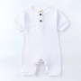 Hot Sale Summer One Piece Baby Clothes New Born Boy Girl High Quality Stretch Home Wear Kids Rompers Pajamas Babies