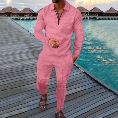 Private Label Bulk Spring 2023 Designer Custom Logo Long Sleeve Street Jogger Sets Men Cufflinks Tracksuit Two Pieces Men Set