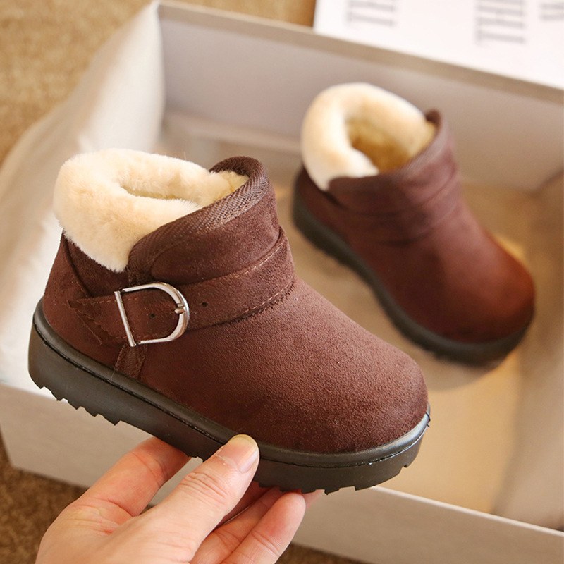 Conyson high quality korea fashion boutique toddler child baby boot kid winter leather boy girl designer warm martin boots shoes