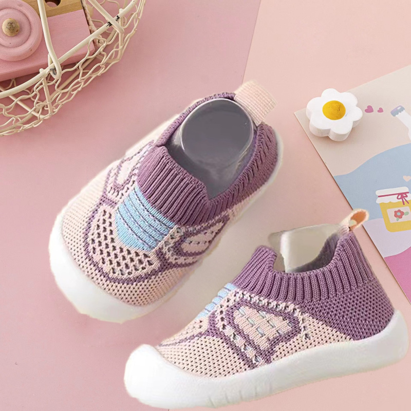 Conyson Hot Wholesale Spring Summer Fashion Hand-painted Soft Bottom New Born Baby Grip Non Slip Mesh Shoe Girl Boy Socks