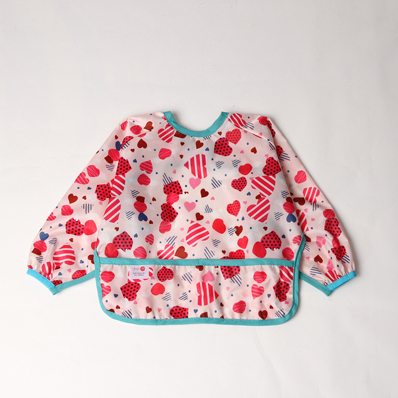 Smocked Blouse Tops Children Clothing Washable Order Best Polyester Camo Large Waterproof Good Quality Baby Bibs Long Sleeve