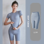 Women Fashion Leggings 2021 New Shiny Yoga Custom Butt Lifting Tight Sports Pants Fitness Yoga Wear Set Leggings Pants