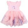 Girls Clothes 2022 New Summer Princess Dresses Flying Sleeve Kids Dress Unicorn Party Baby Dresses for Children Clothing 3-8Y