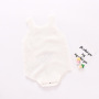 Conyson Wholesale New Toddler Kids Baby Girls Clothes Sunflower Cotton Knitted Hand Knitting Triangle Jumpsuit Woolen Rompers