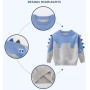 Round Neck Sweater Street Loose Pullover Child Sweater Autumn New Cotton Style Kids Boys Knitted Sweater Pullover