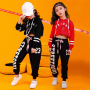 Fashion New Handsome Street Dance Girls Sweatsuits Children's Performance Autumn Clothing Sets