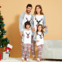 Direct Selling Simple And Exquisite Christmas Pajamas Parent-child Set Home Comfort Soft Pajamas