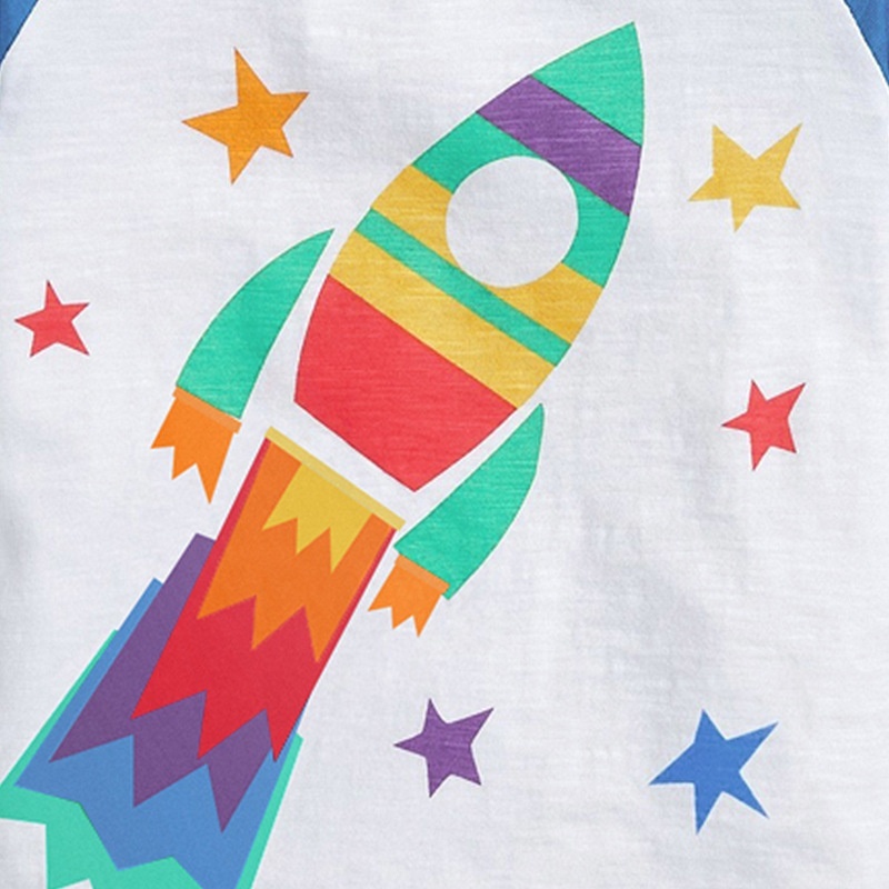 Conyson Summer Casual Cotton Cartoon Printing Clothing Top+Shorts T-shirts Sets 1-7Y Kids Boy Short Sleeve Outfits Suits
