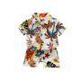 Baby Coconut Tree Pattern Popular Short Sleeve Shirt Boy Clothes 2021 New Coconut Tree Short-sleeved Cotton Children Suit