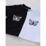 Conyson summer new fashion casual toddler boys girls t-shirt pants Baby children's bicolor suit Kids clothing cotton clothes Set