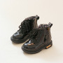 Conyson wholesale winter Korean design size 21-36 child PU Leather boot baby kid boy girl snow clothing Martin boots shoes
