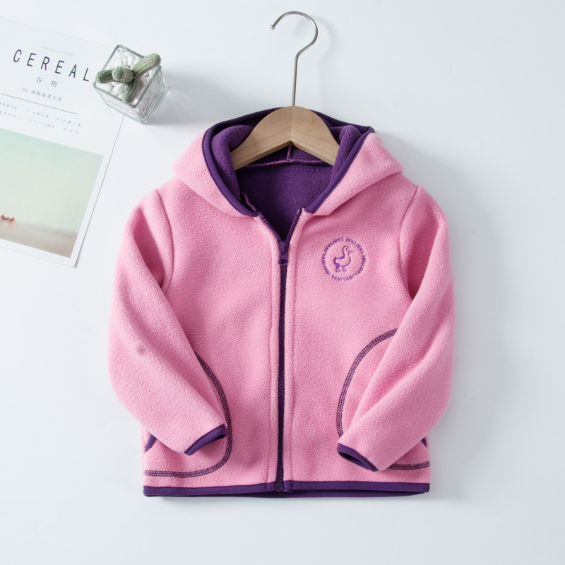 Conyson hot sale autumn kids fashion polar fleece designer clothes fall warm casual children clothing wholesale boy girl jacket