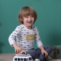 Conyson Soft And Comfortable Cartoon Print Knitted 2 Piece Cotton Sleeping Pajama Set