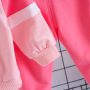 Conyson korean fashion kids boutique New designers Bow Two-piece Winter Clothing Suit Children's print Letter girls clothes Sets