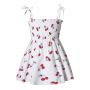 Conyson Sleeveless Girls Sweet Summer Kids Clothes lovely Princess skirt Kids Girls Printed Pompous Dress
