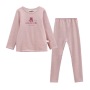 Conyson Wholesale Kids Clothes Spring Long Sleeve Pullover Pants Causal Baby Little Girls Brand New Print Flower Custom Pajamas