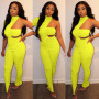 Conyson Wholesale Sets Summer Sexy Fashion Jumpsuit Solid Casual Custom Logo New Stripes Romper 3 Pieces Women Clothes Outfit
