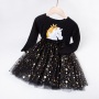 Children Fancy Unicorn Dress Princess Birthday Costume Kids Christmas Carnival Dresses for Girls Cosplay Clothing Robes Filles