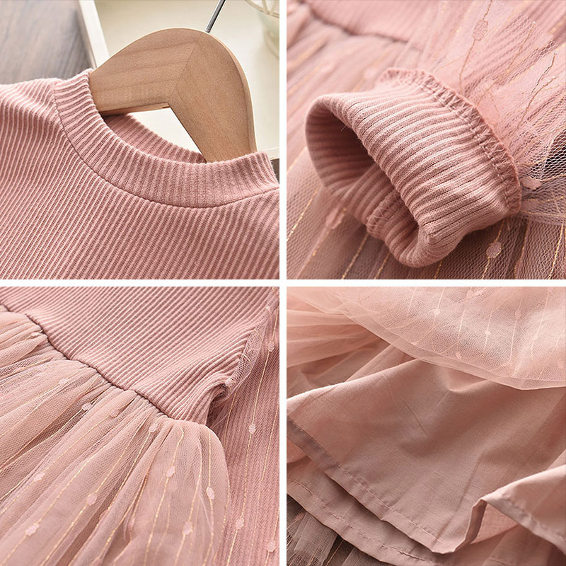 Girls Wholesale Clothing Baby Long Sleeve Autumn Dresses Kids Dresses Party Dress Kids Princess Kids For Girl Clothes