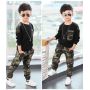 Latest Boys Autumn Winter 2 Peice Sets Children Boy Camouflage Suit Kids Boy Long Sleeve Clothes Sets