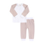 Conyson Custom logo Made Outdoor autumn fashion toddler jogger suit Baby Clothes Kids patchwork clothing Tracksuit Sweatsuit Set
