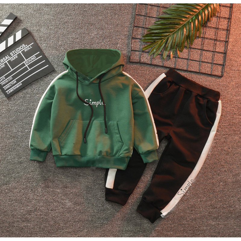Wholesale Children Kids Clothes long Sleeve Baby T Shirt Boys Clothing Set Spring Cotton Quantity Custom Time Lead Suit