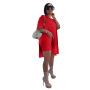Wholesale Custom Logo Summer Clothes 2023 Fitness Seamless Split Short 2 Pieces Outfit Sweatsuit Sexy Plus Size 5XL Women Set