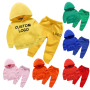 Conyson Boys Clothing Sets Custom LOGO Baby Girls Hoodies Jogging Outfits Fashion Children Hooded Tracksuit Kids Clothing Set