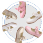 Conyson Wholesale Discount Kids Baby Girls Dress Shoes Summer New Designer Soft Microfiber Leather Bowknot Little Girls Shoes