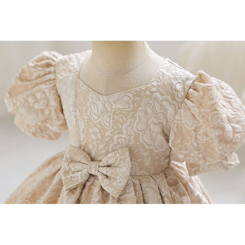 Conyson New Design Bale Thrift Summer Evening Dress Flowers Bubble Sleeves With Cute Princess Dresses Luxury Fluffy dress