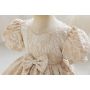 Conyson New Design Bale Thrift Summer Evening Dress Flowers Bubble Sleeves With Cute Princess Dresses Luxury Fluffy dress