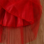 Conyson Christmas Party Infant Girls Dresses Cosplay Baby Clothes Long Sleeve Embroidery Zipper Cuter Mesh Tutu Dress