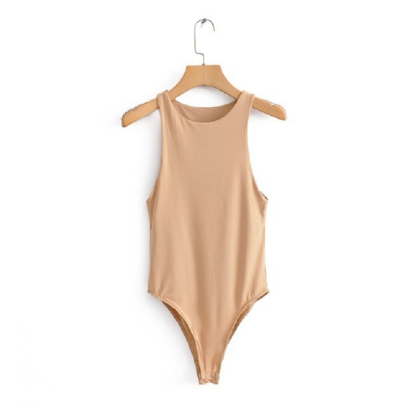 Custom Colorful Women Tights Bodysuit Slim Cut Skinny Strap Vest Sports Style Triangle Short Jumpsuit