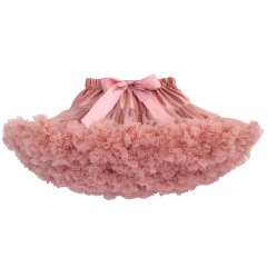 Conyson Wholesale Patchwork Girl Dress Dance Mini Ruffles Birthday Princess Kids Solid Skirts Ball Gown litter Girls Tutu Skirt