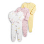 Spring Boutique Newborn Organic Cotton Baby Bodysuit Baby Footed Romper Set Infant Clothing Baby Rompers Long Sleeve