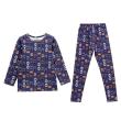 Car print dark blue
