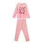 Conyson 100% Cotton Children Clothes High Quality Long Sleeve Anti-Static Two Piece Custom Pajama Set Sleepwear For Kids Girls