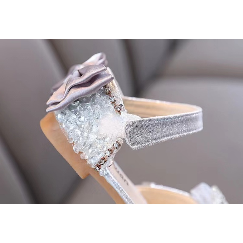 Conyson Summer Hot Sale New Fashion Korean Toddler Children's Sequins Kids Girl Shine Dancing Shoes